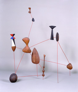 Alexander Calder-vertical constellation with bomb-nga